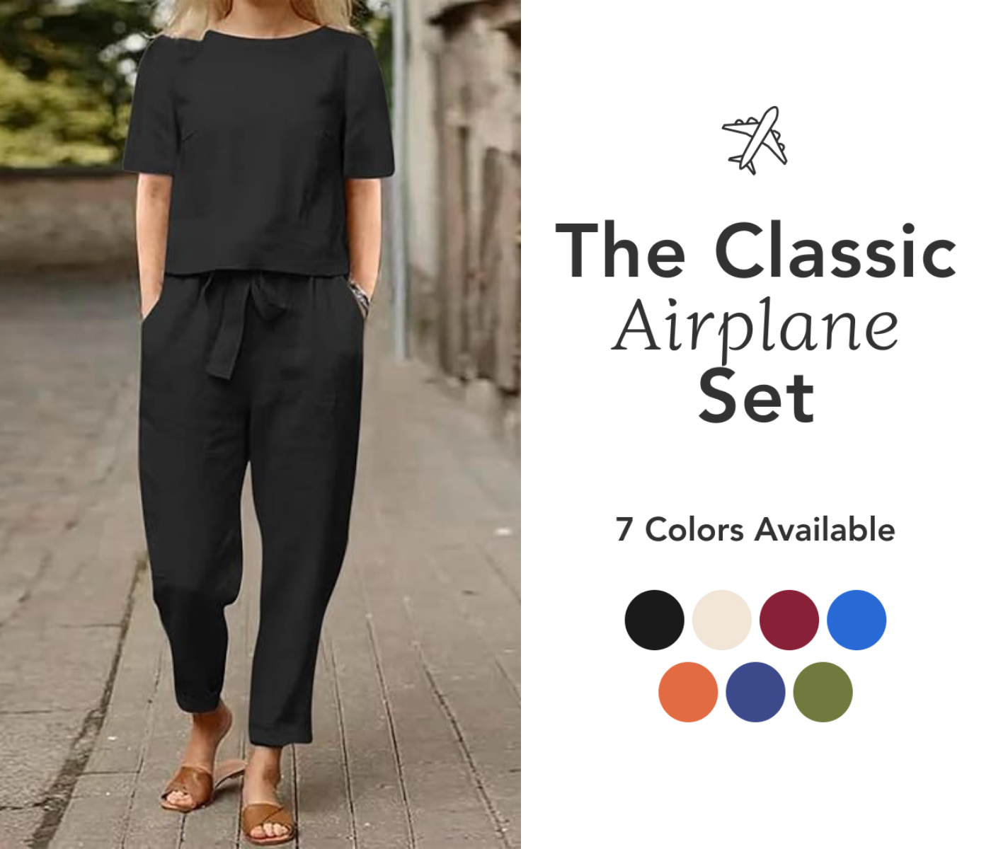 I Never Feel Put Together While Traveling Until I Found This Cotton-Linen Set