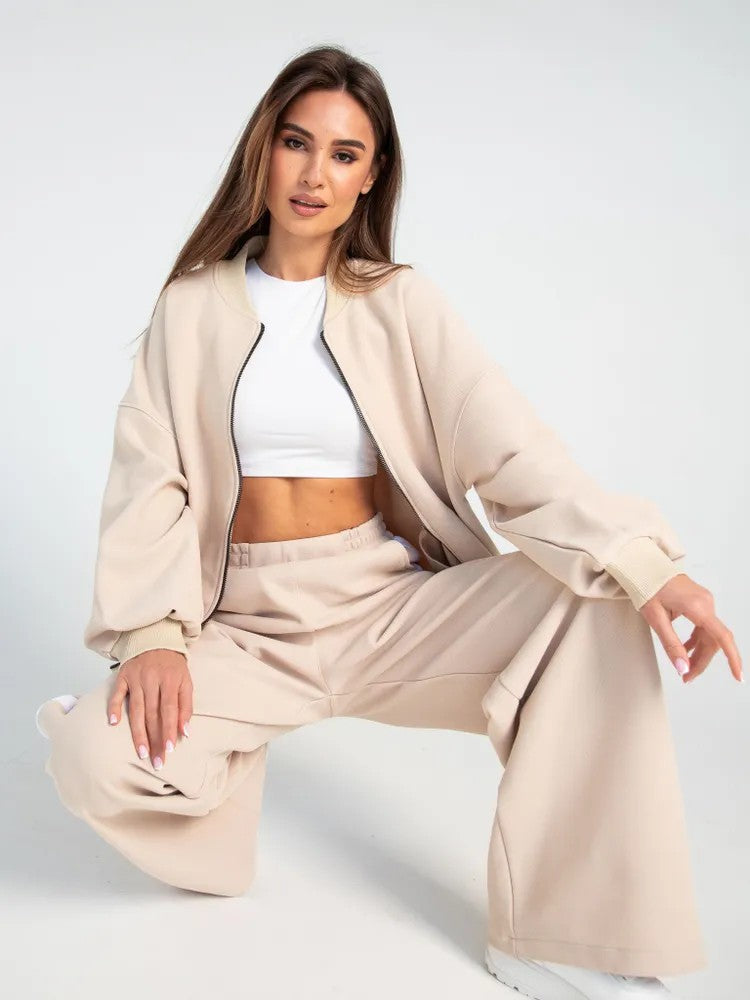OZON Minimalist Casual Jacket and Pants Set