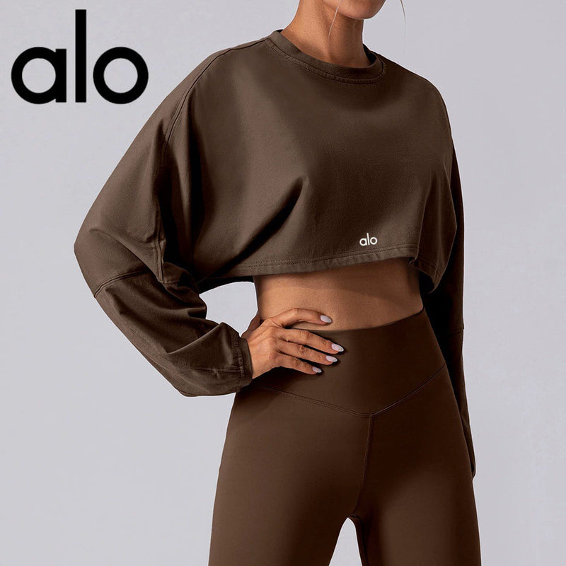 Breathable Round Neck Long Sleeve Fitness T-shirt