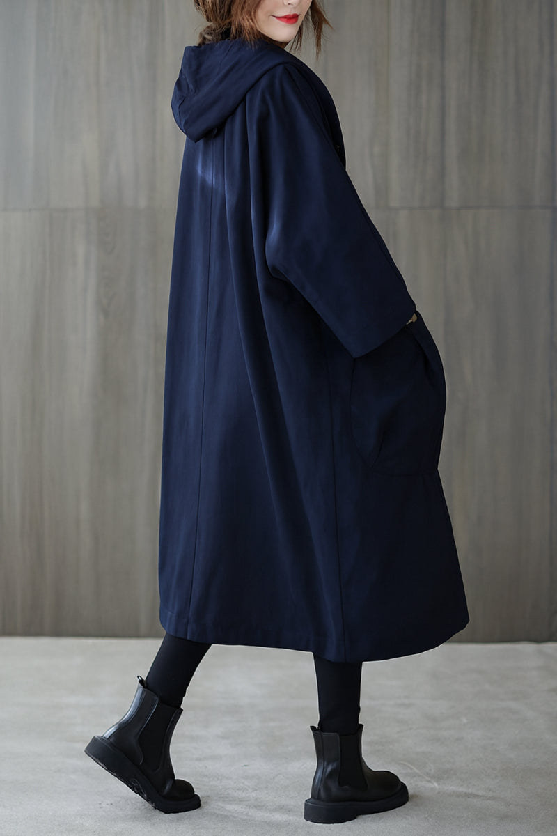 One Size Fits All Oversized Water Resistant Windbreaker Jacket