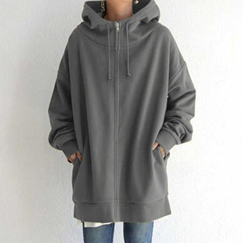Personalized Zip-Up Hooded Fleece Sweatshirt