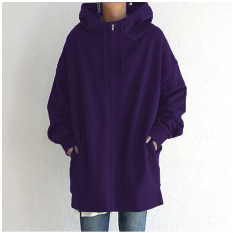 Personalized Zip-Up Hooded Fleece Sweatshirt