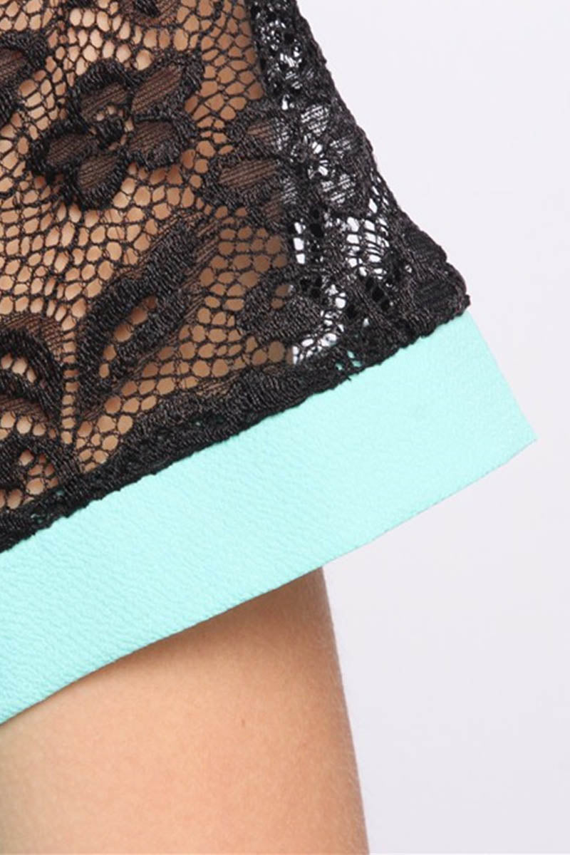 Lace Chiffon Casual Blouse