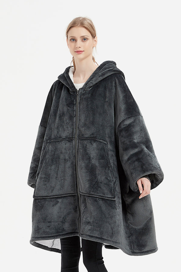 Oversized Ultra Soft Hooded Blanket