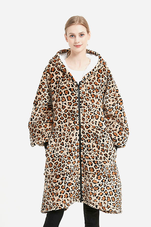 Oversized Ultra Soft Hooded Blanket