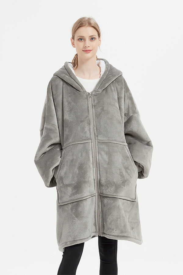 Oversized Ultra Soft Hooded Blanket