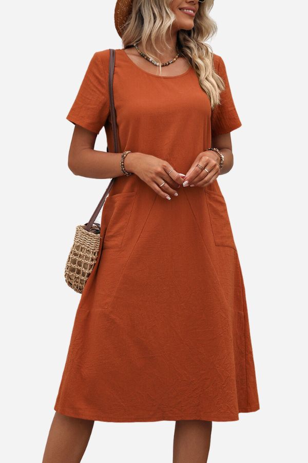 Radiant Escape Panelled Beach Dress