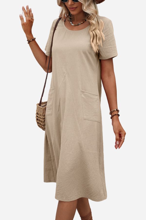 Radiant Escape Panelled Beach Dress